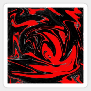 Red & Black Swirl Phone Cases Custom Designed Gifts Sticker